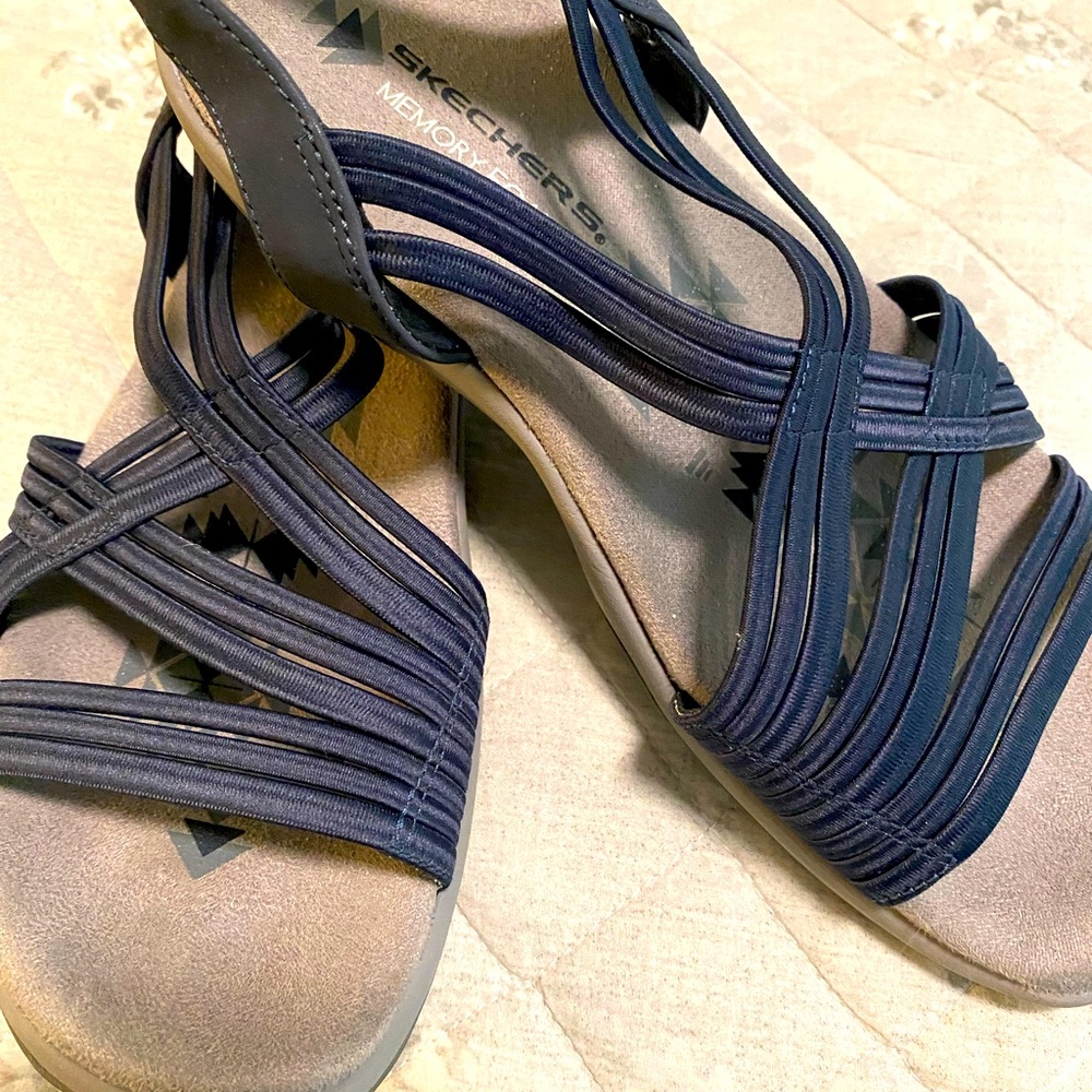 Skechers memory foam sandals!